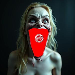 Milf Blonde Female TopLess Furious Demon Image image 6